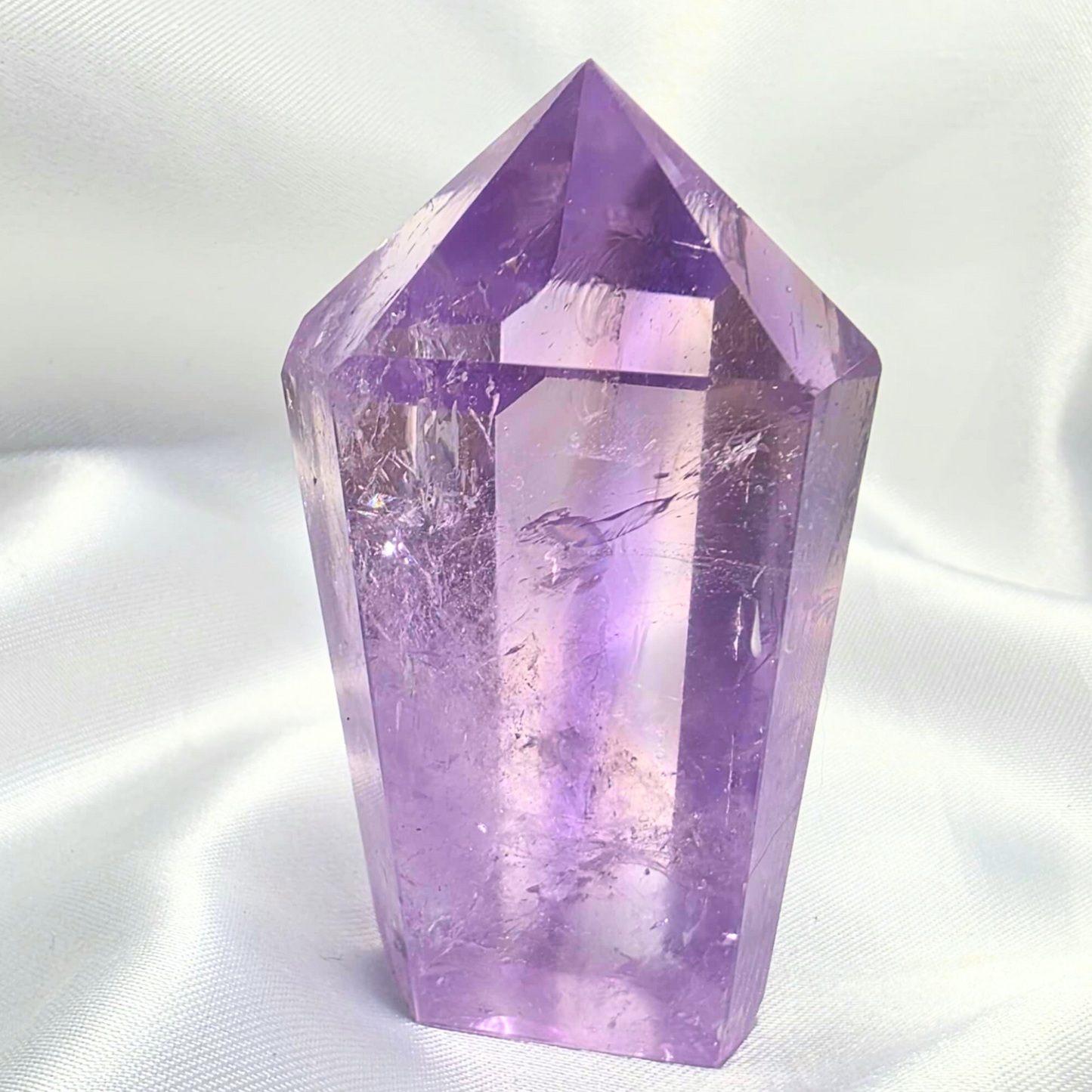 Bolivian Amethyst Freeform with Phantoms & Rainbows