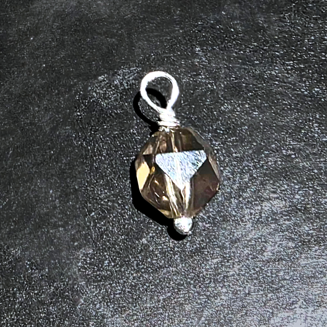 Custom Crystal Charm Necklace