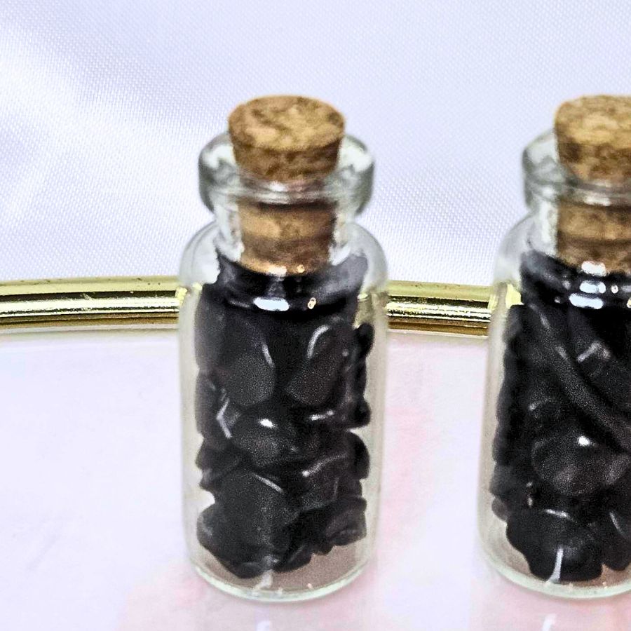 Black Onyx Chip Jar Duo (sold together)