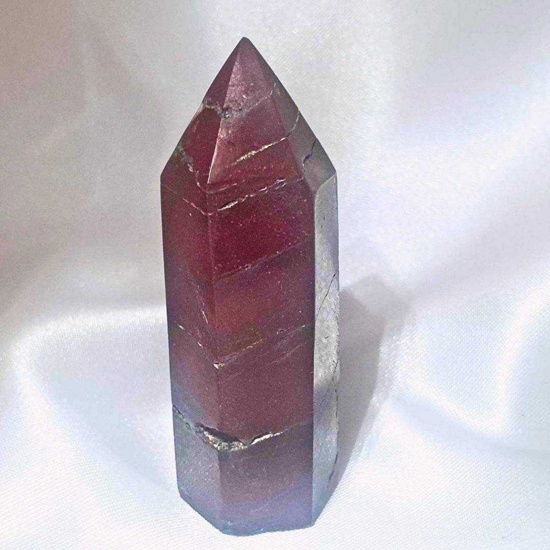 Deep Red Mookaite Tower Point