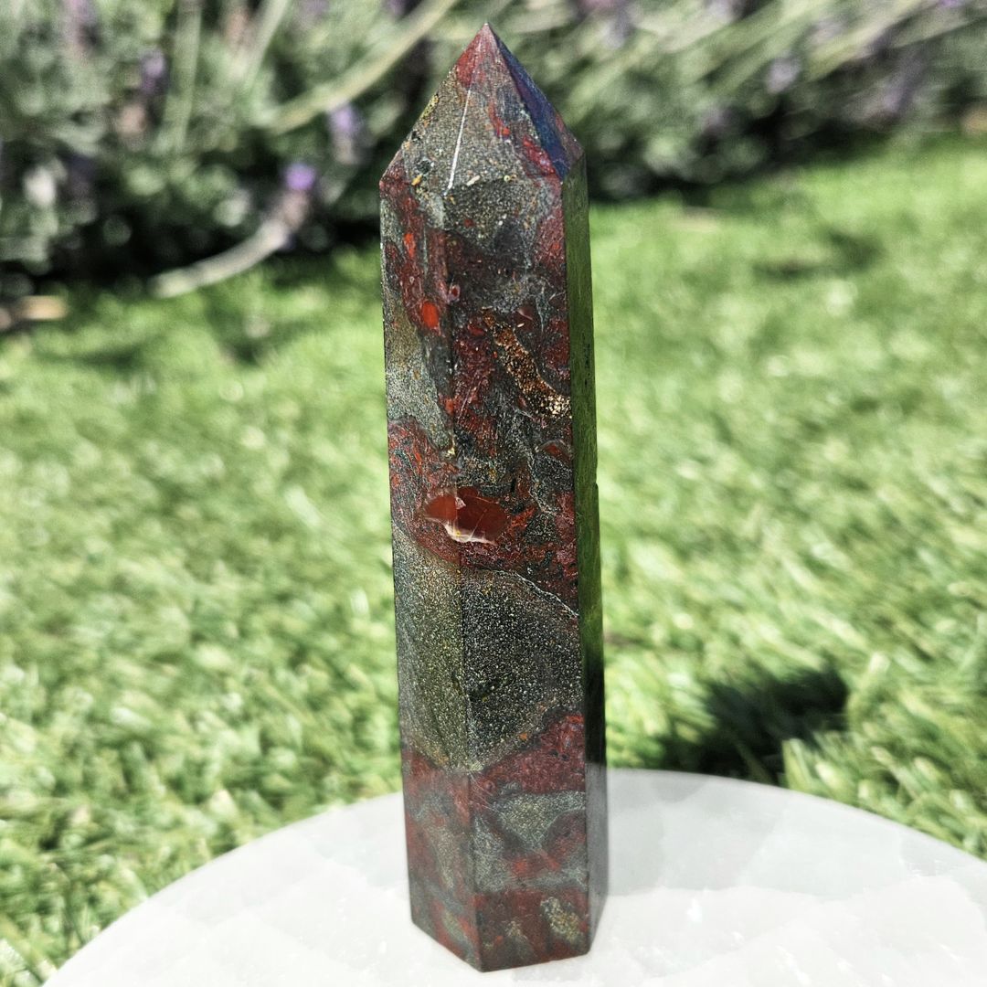 Dragon's Blood Jasper Tower