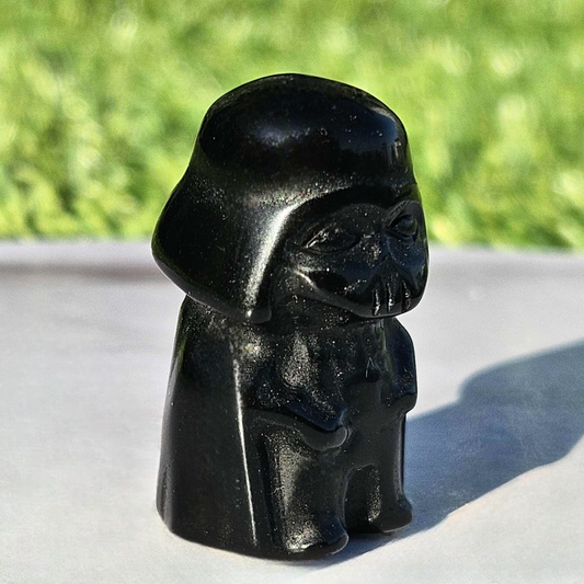 Obsidian Darth Vader Carving