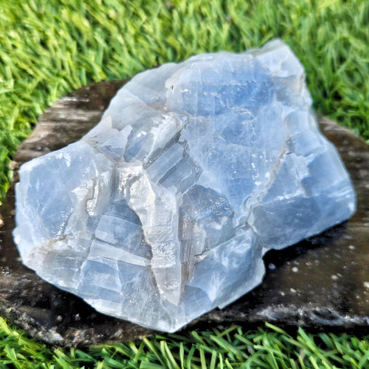 Blue Calcite Raw