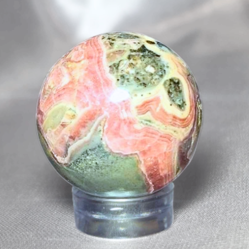 Rare Rhodochrosite Sphere