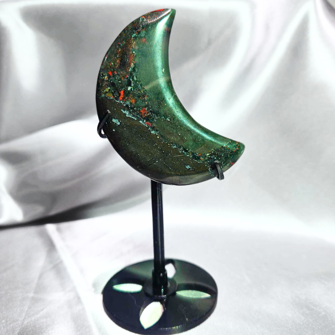 African Bloodstone Moon - Includes Stand