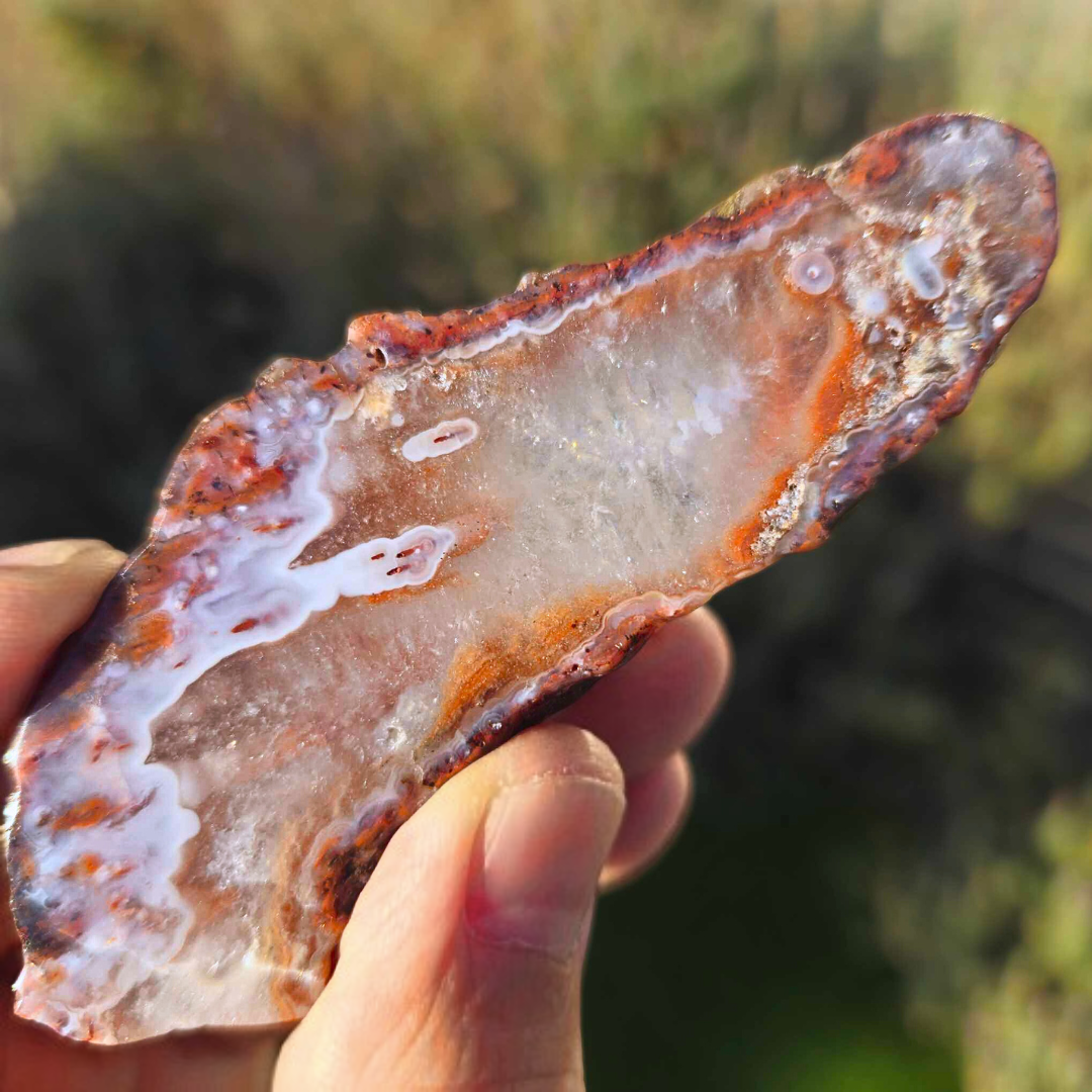 Natural Rainbow Calcite with Natural Sheen