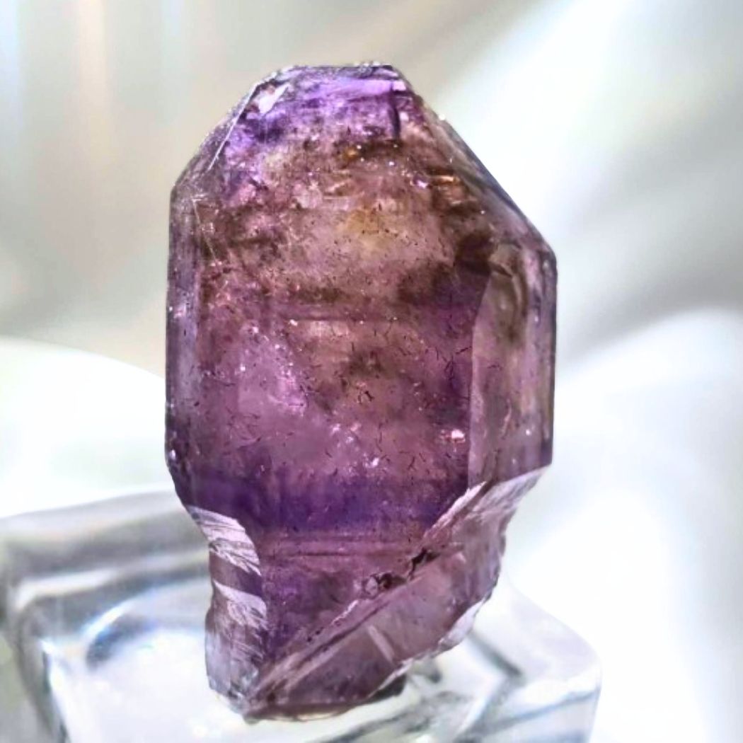 Large Rare Shangaan Smoky Amethyst Sceptre with Phantoms