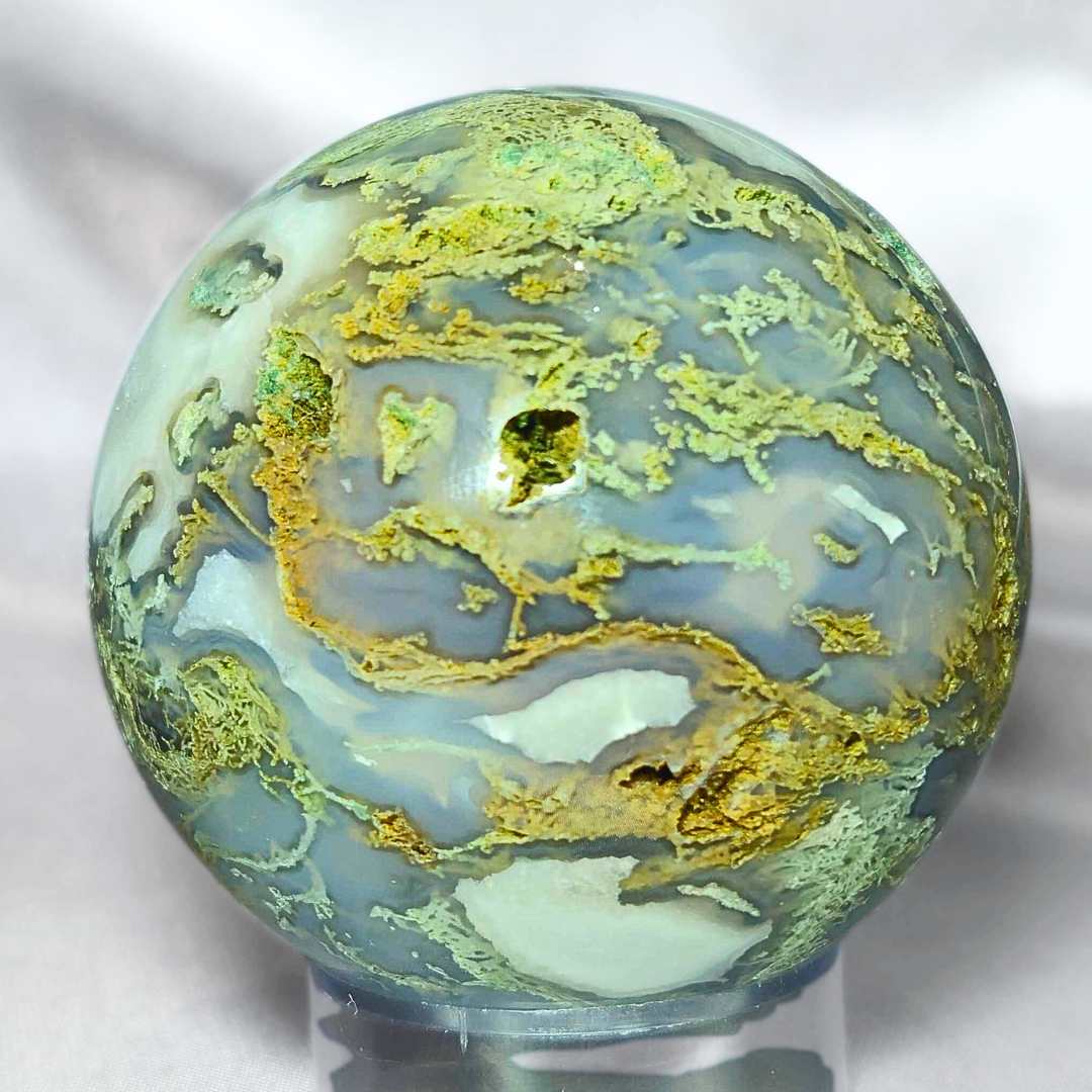 Moss Agate Sphere - 5.5cm