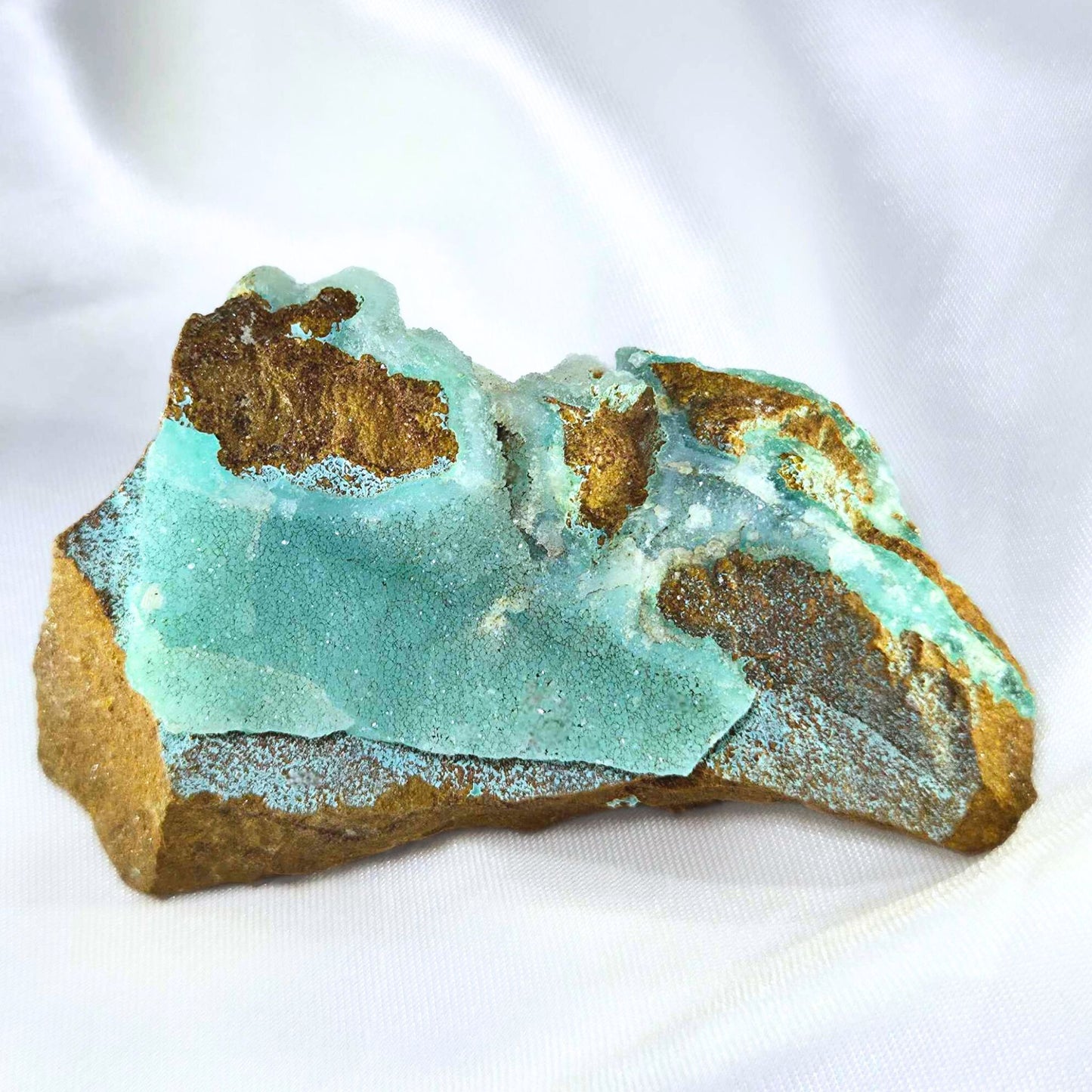 High Grade Sparkling Botryoidal Chrysocolla Specimen - DR Congo