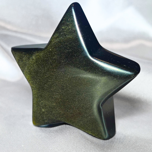 Gold Sheen Obsidian Star