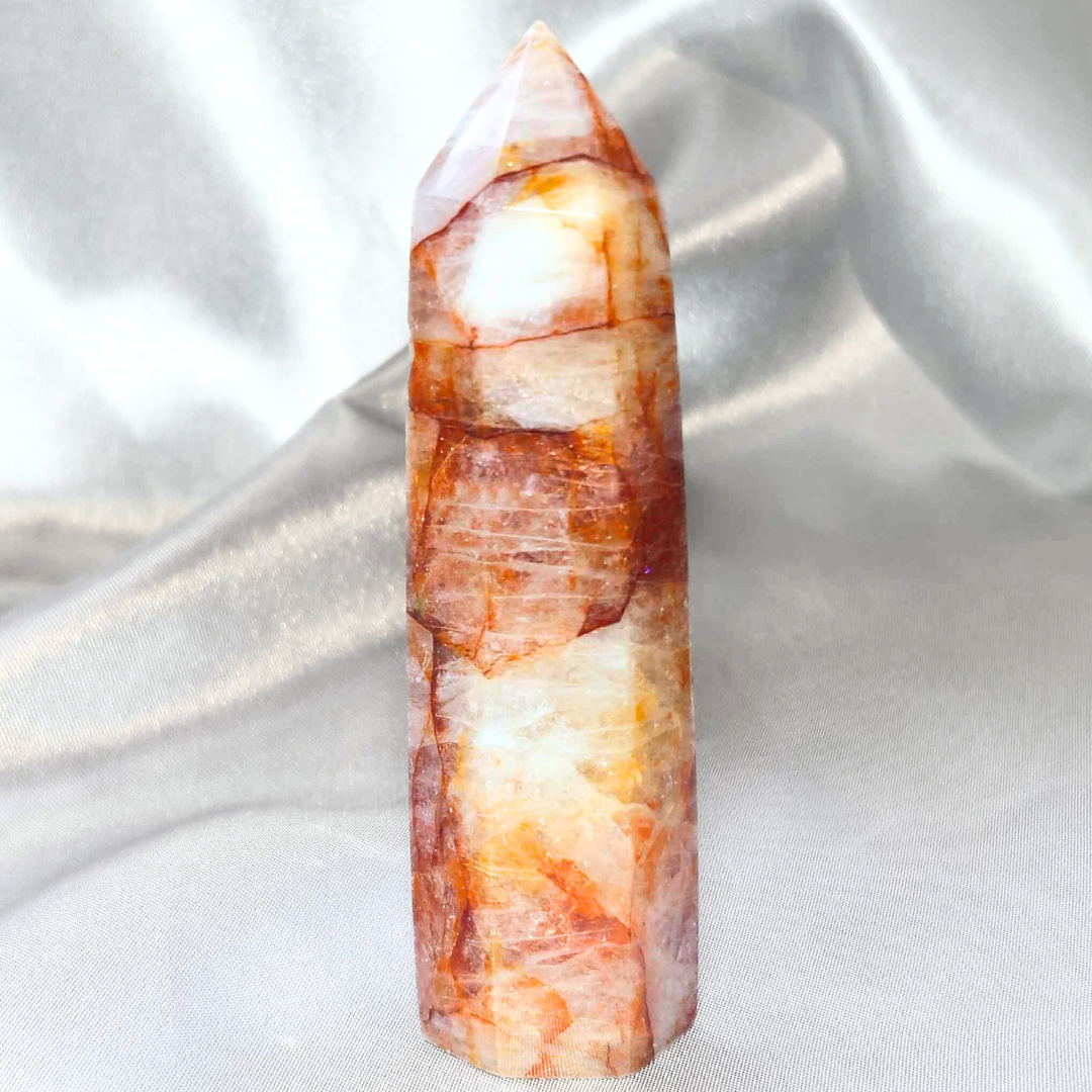 Fire Quartz Tower Point