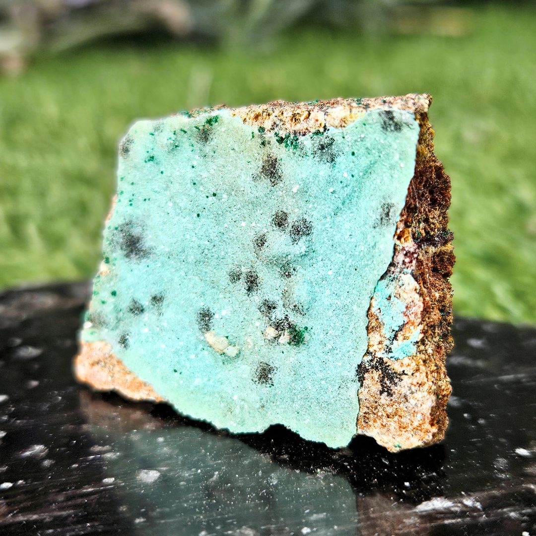 High Grade Sparkling Chrysocolla Specimen - DR Congo