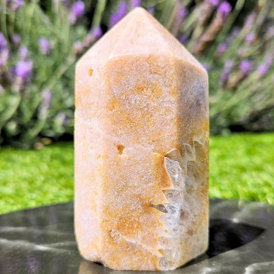 Pink Amethyst x Citrine Crystal Tower