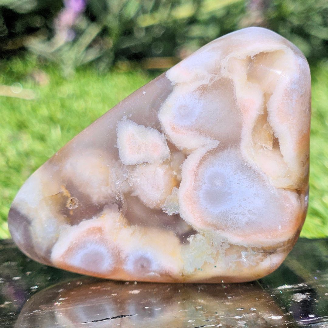 Flower Agate Free Form