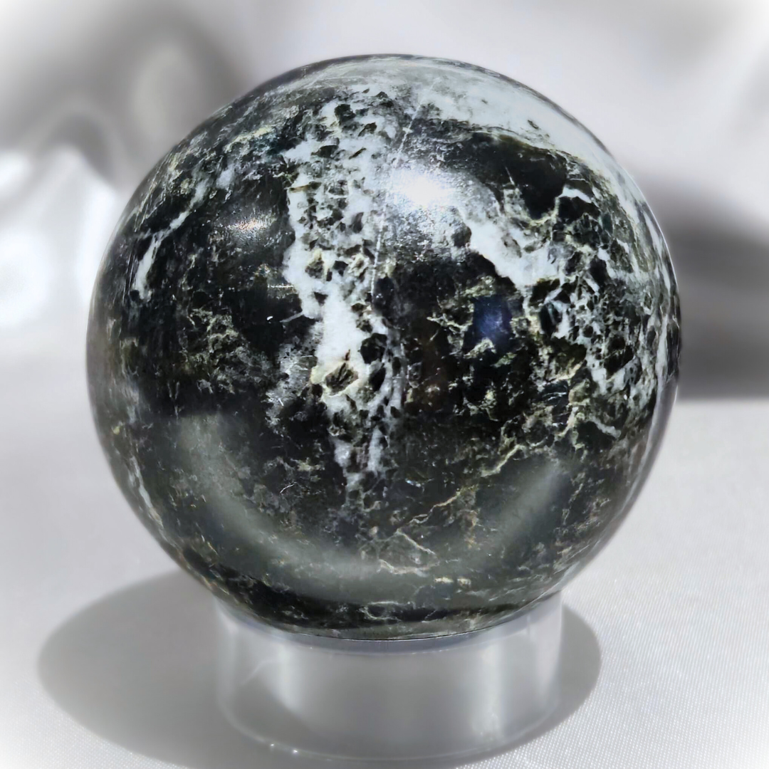 Black Onyx Sphere - includes stand