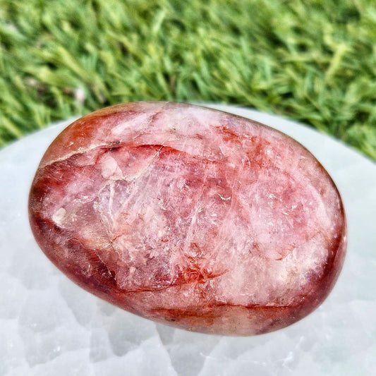 Fire Quartz Palm Stone