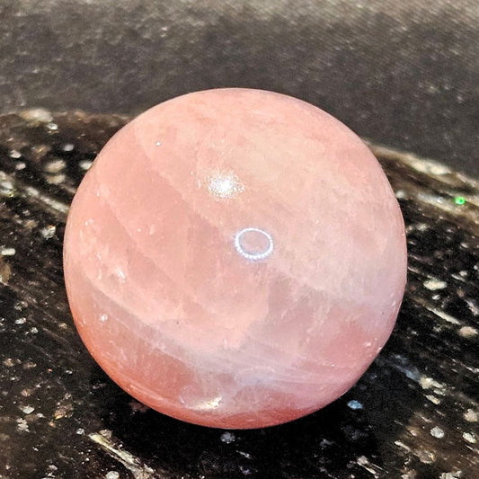 Rose Quartz Sphere 3cm - Free standing