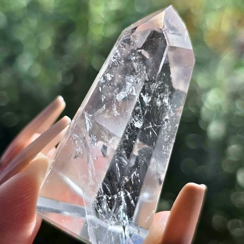 Tapered Clear Quartz Crystal Tower - Brazil