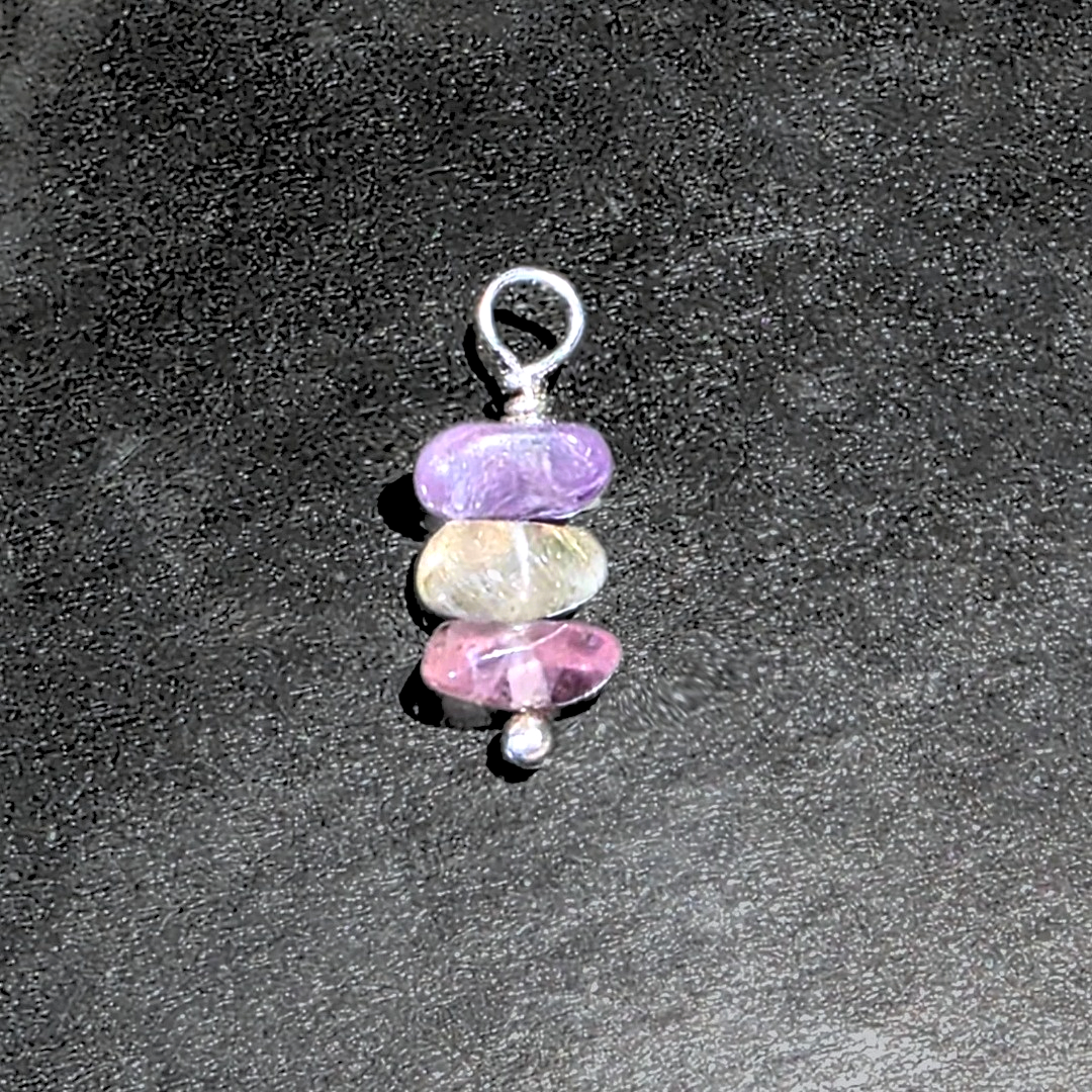 Custom Crystal Charm Necklace