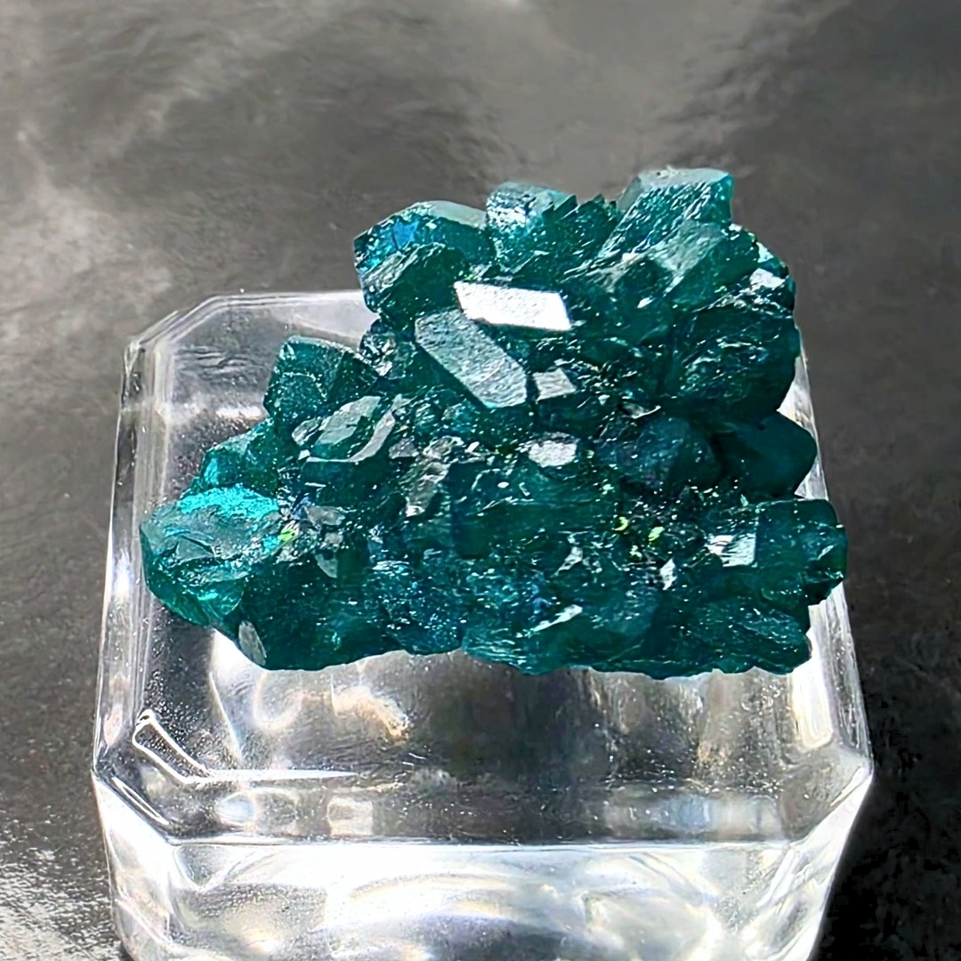 Rare Dioptase Collector's Crystal Specimen - Congo