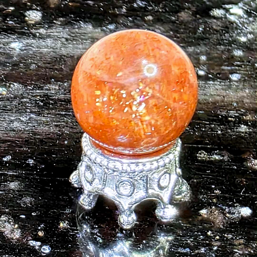 Extra Grade Sunstone Mini Sphere