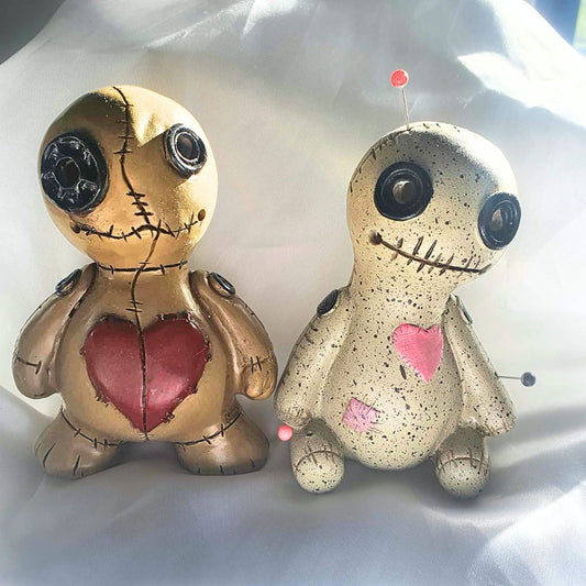 Doll Couple Incense Cone Burners - cones included