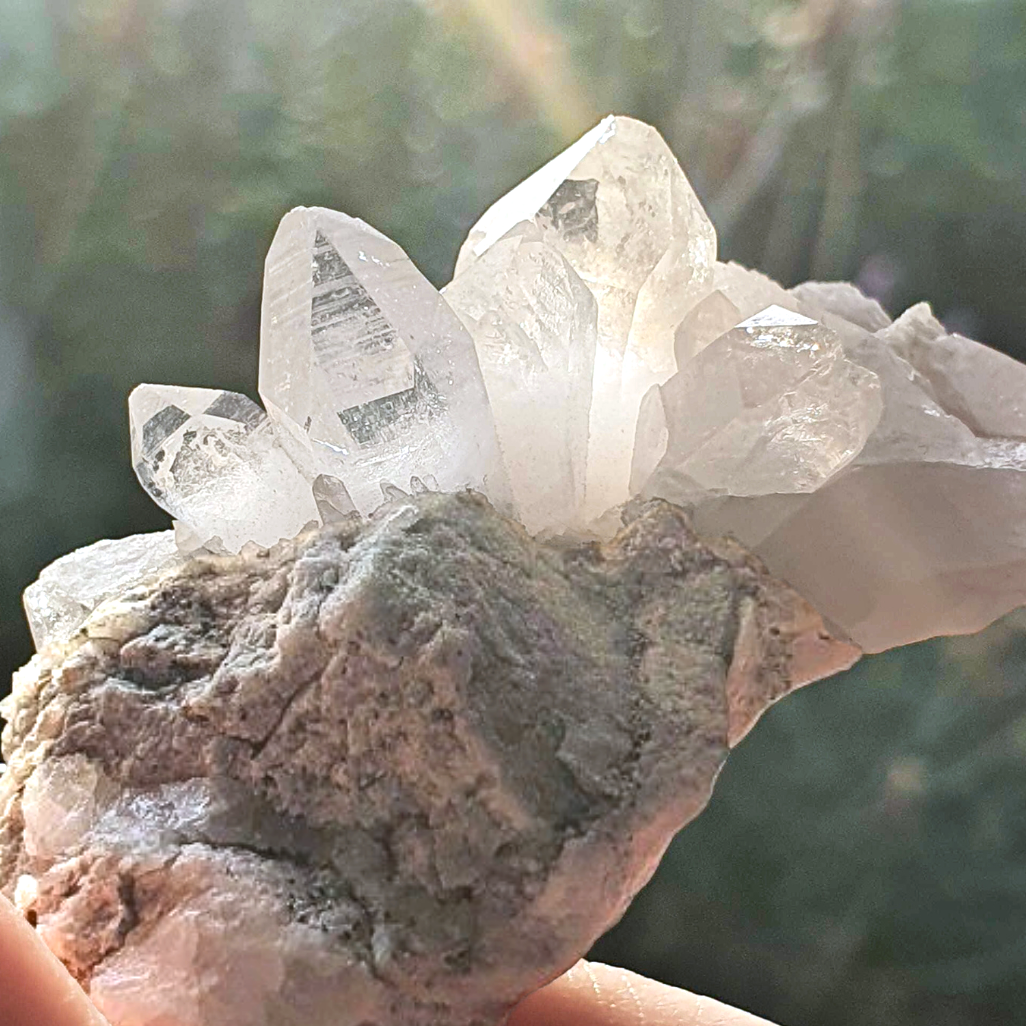 Clear Quartz Crystal Cluster