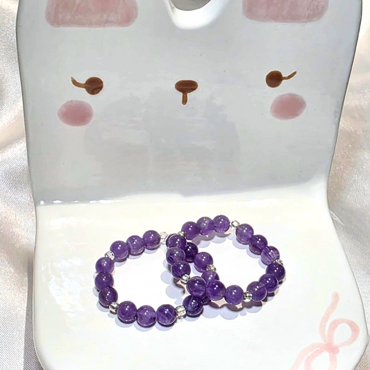 Amethyst Fidget Rings