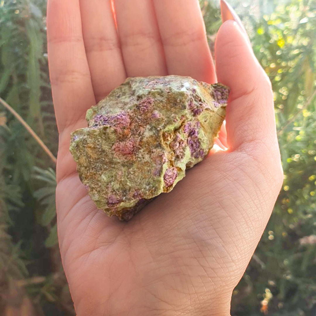 Atlantisite (Serpentine with Stichtite) Cluster - Tasmania