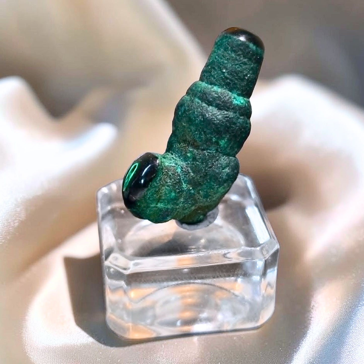 Collector Grade Malachite Stalactite Freeform | DRC