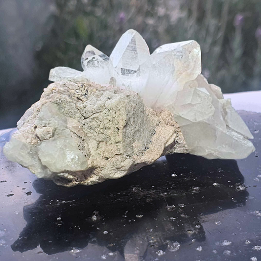 Clear Quartz Crystal Cluster