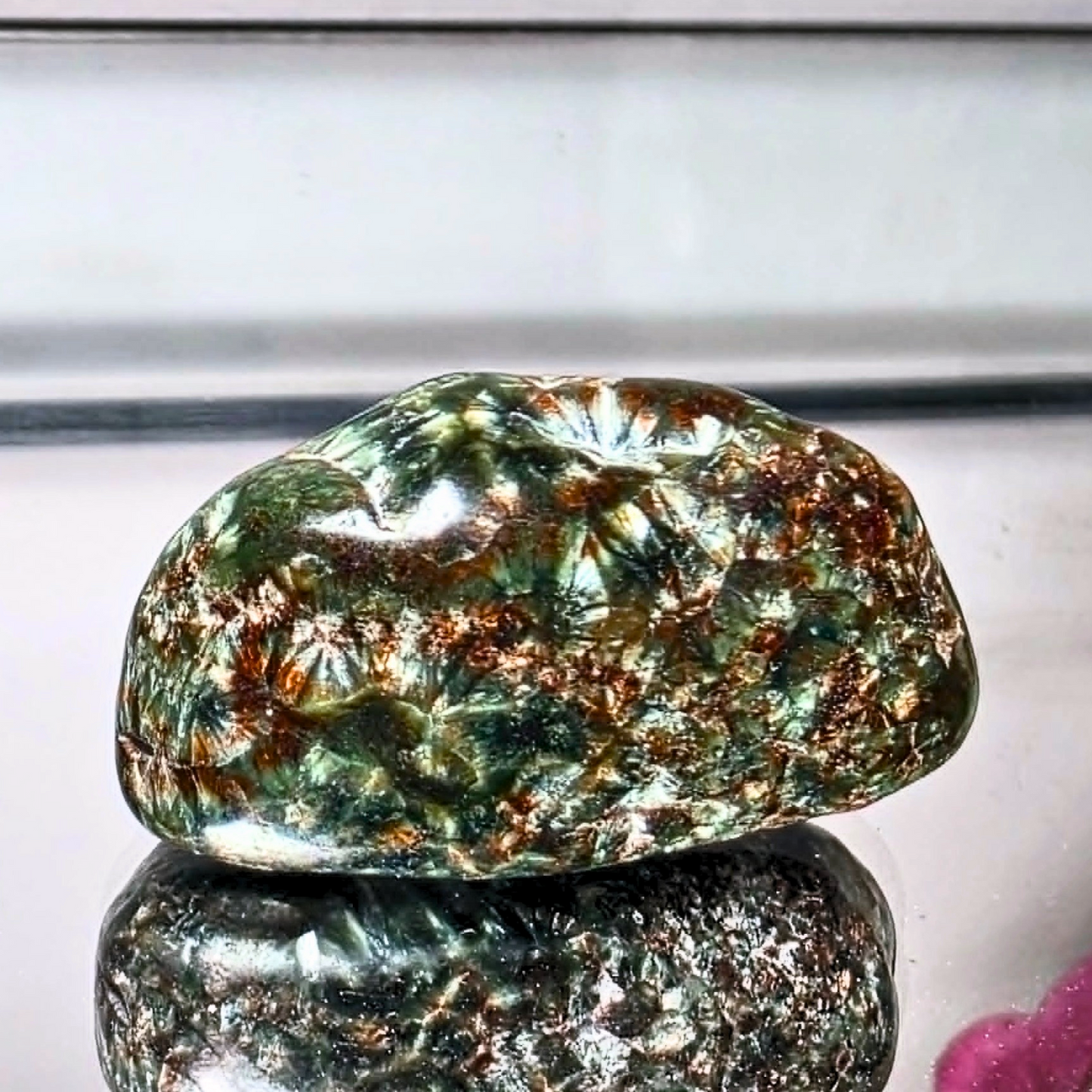 Seraphinite with Feather Chatoyancy Small Freeform  - Siberia