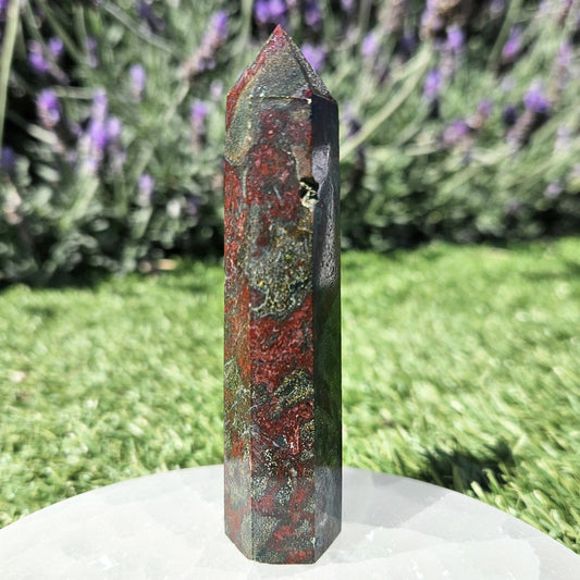 Dragon's Blood Jasper Tower