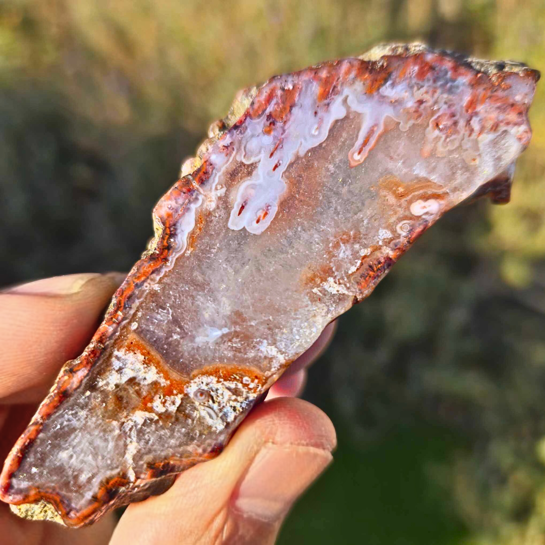 Natural Rainbow Calcite with Natural Sheen