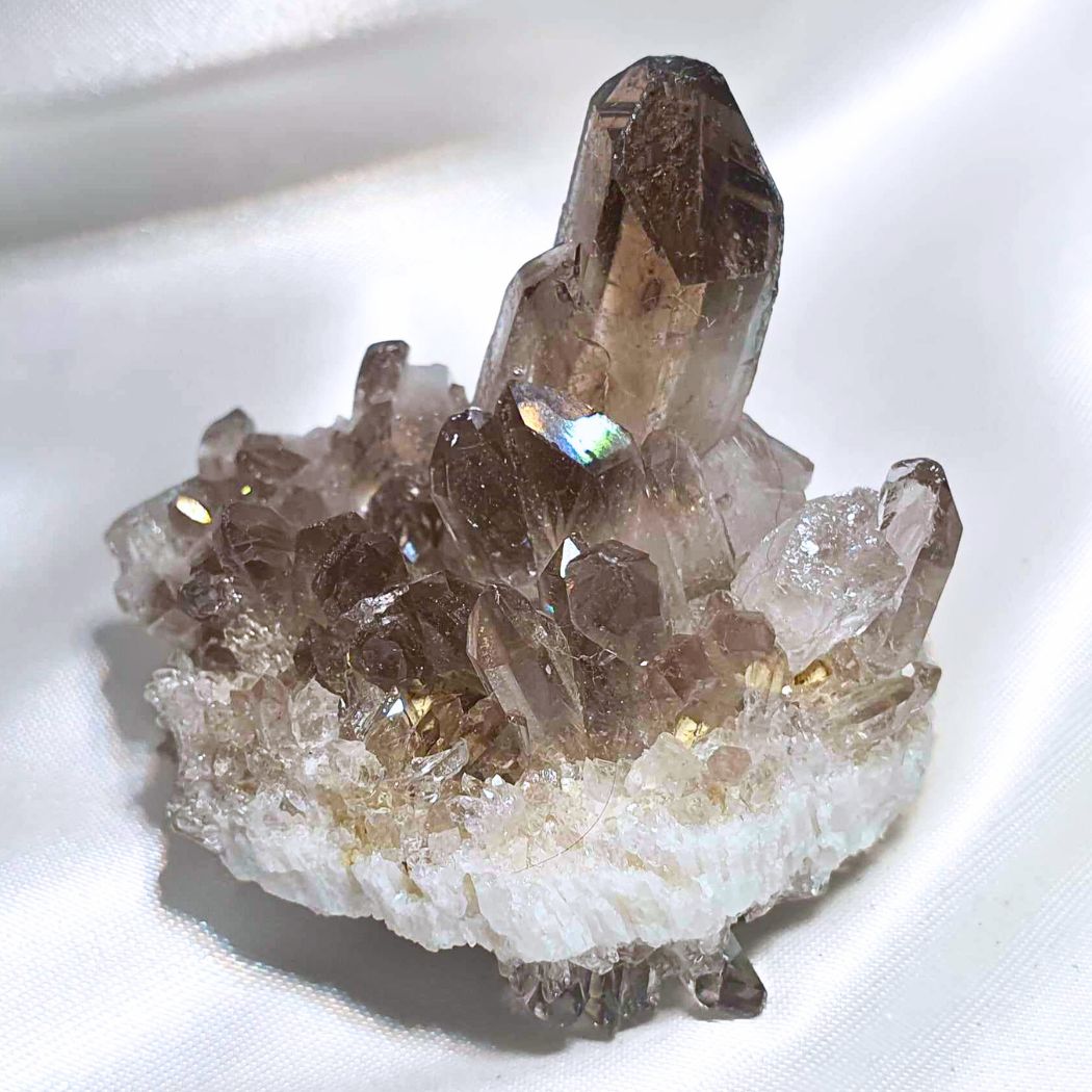 Smoky Quartz Cluster