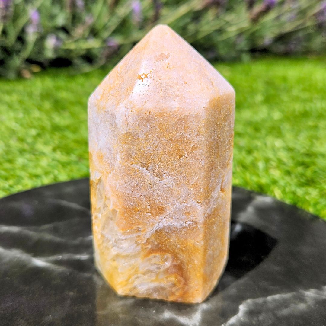 Pink Amethyst x Citrine Crystal Tower