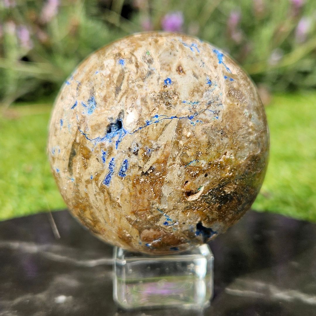 Azurite Crystal Sphere