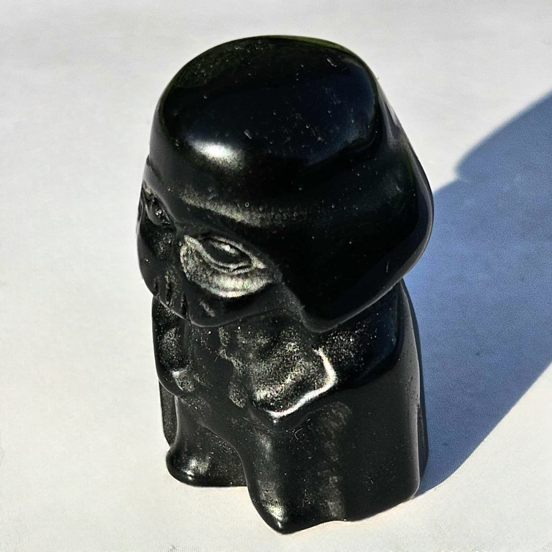 Obsidian Darth Vader Carving