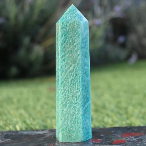 Amazonite & Black Tourmaline Tower