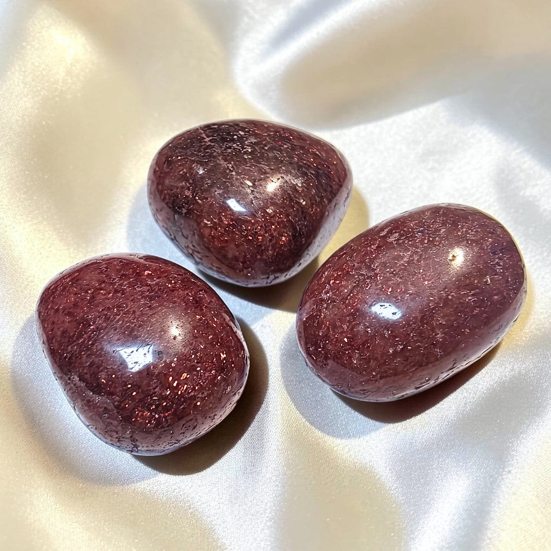 Strawberry Quartz Crystal Tumble