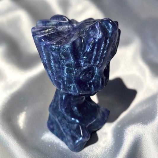 Medium Sodalite Groot Carving