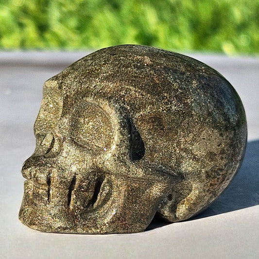 Pyrite Mini Skull