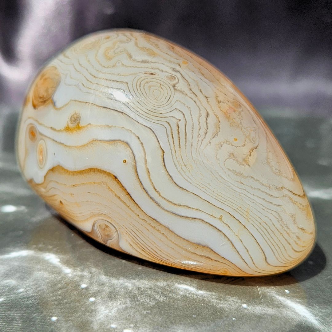 Sardonyx Palm Stone Freeform