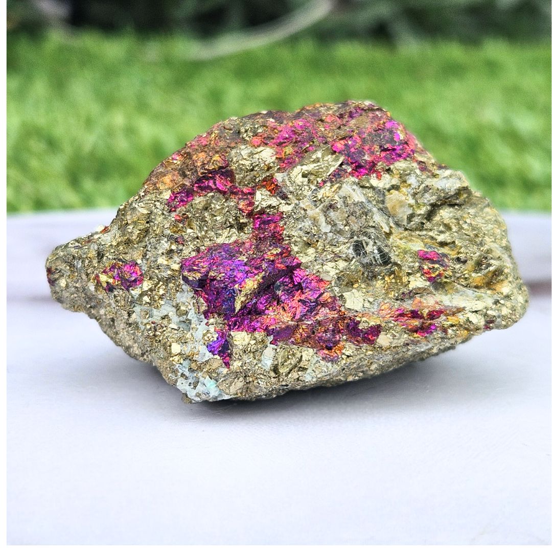 Chalcopyrite - (Peacock Ore)