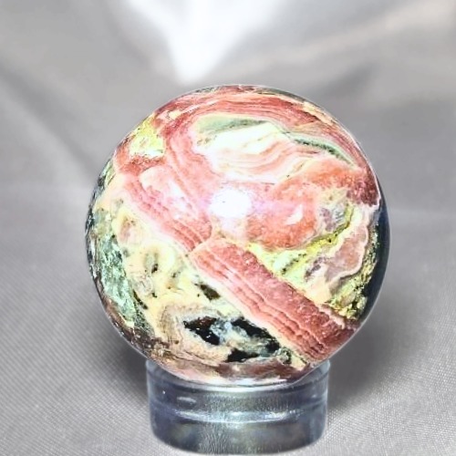 Rare Rhodochrosite Sphere