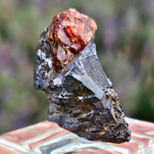 Galena with Rhodonite Micro Specimen (2) - Broken Hill NSW