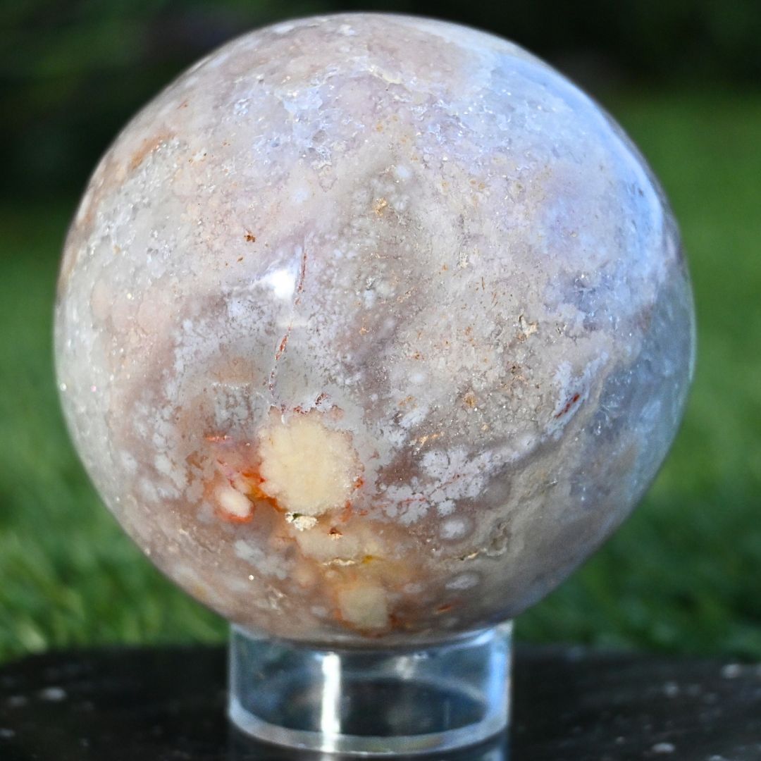 Pink Amethyst Druzy Sphere - 470g, 7cm