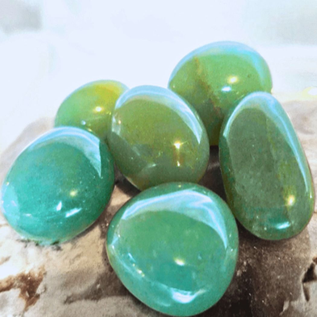 High Quality Green Aventurine Crystal Tumbles - Large