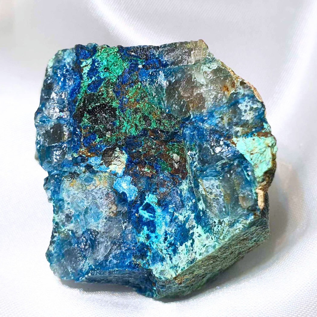 Very Rare Quantum Quattro (Chrysocolla, Dioptase, Malachite & Shattuckite) Specimen