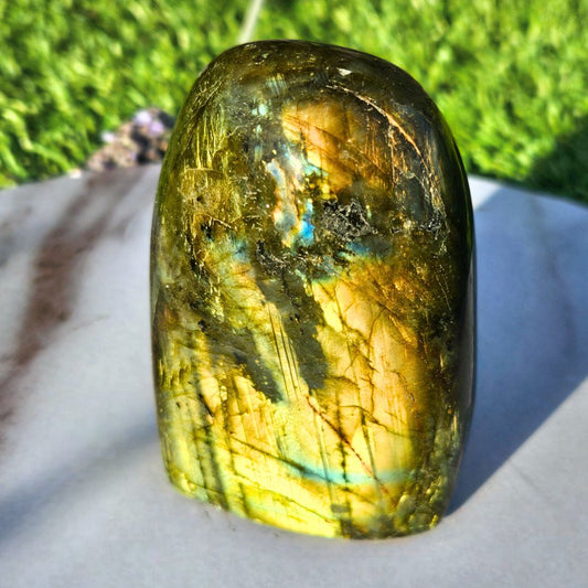 Labradorite Free Form with Sunset Flash